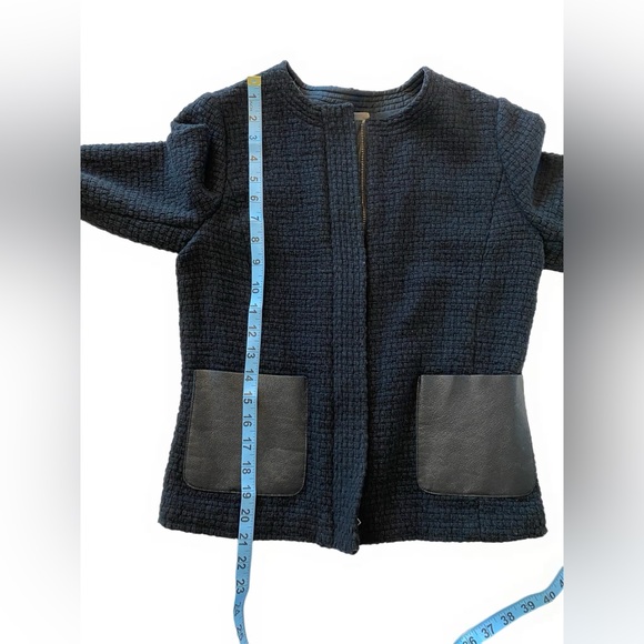 Vince Black Textured Women's Jacket size 4 - Picture 9 of 11